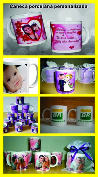 Canecas em Porcelana